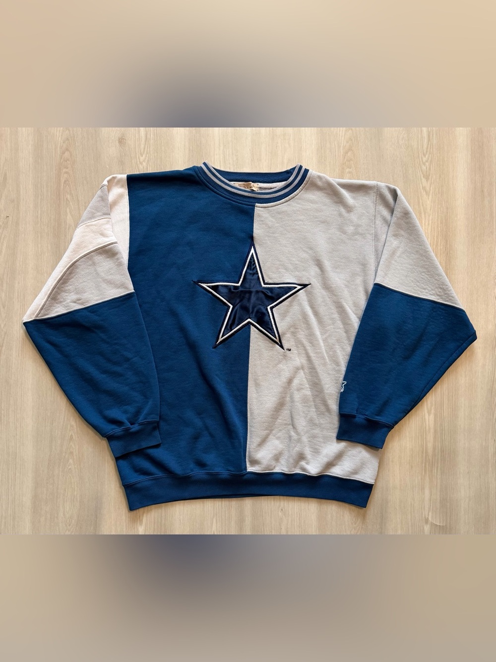 Vintage Dallas Cowboys Starter Team Collection Big Star Logo Colorblock  Sz XL